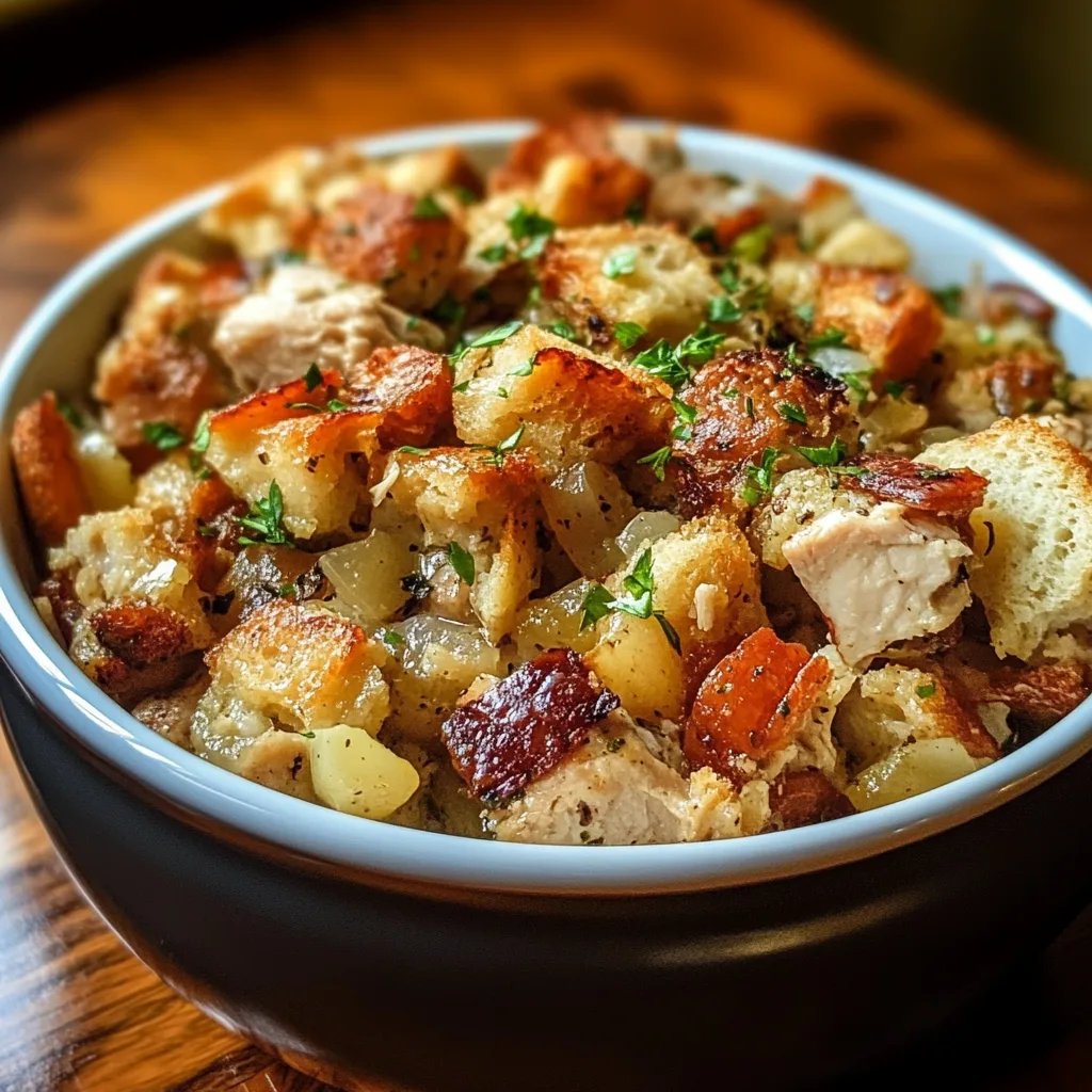 Crock Pot Chicken and Stuffing Dinner