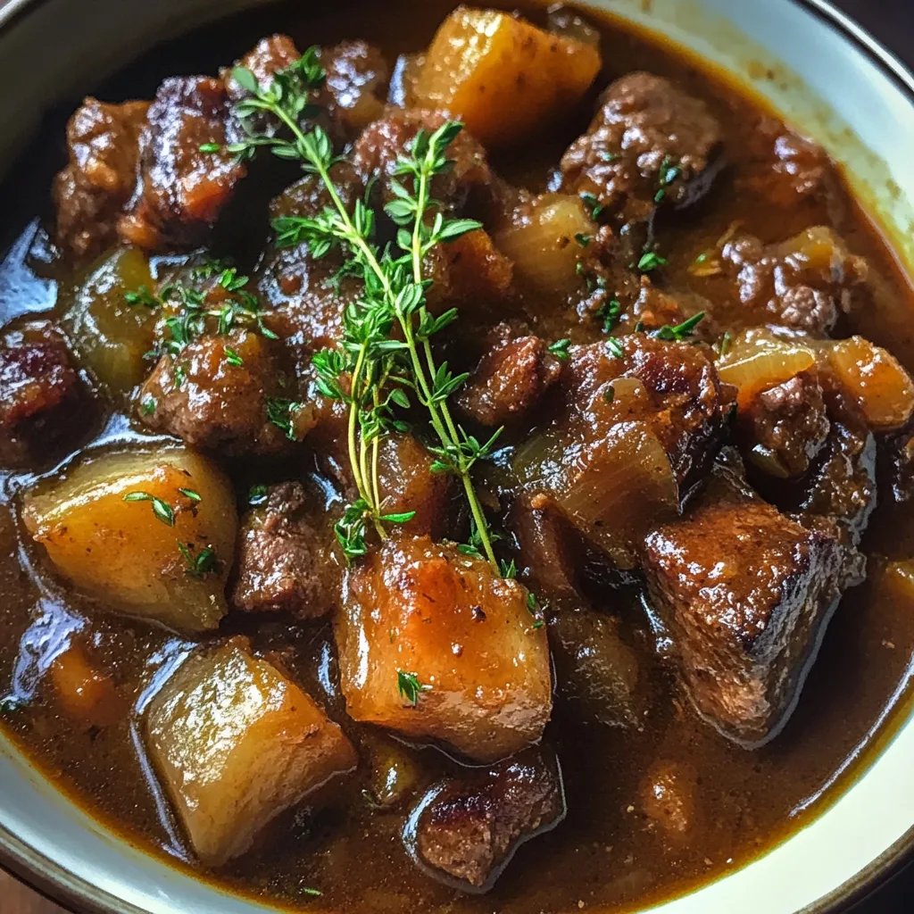 French Onion Beef Stew