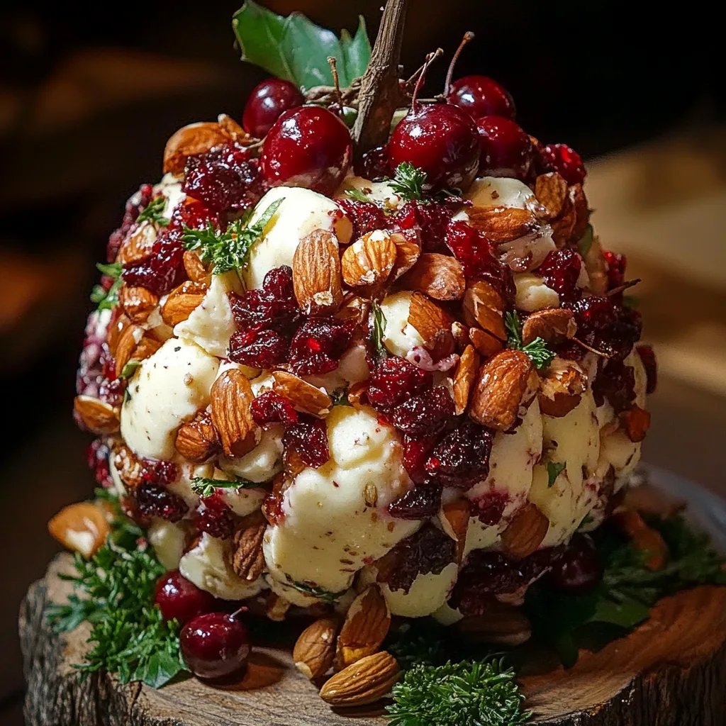 Quick Cranberry-Pecan Cheese Ball