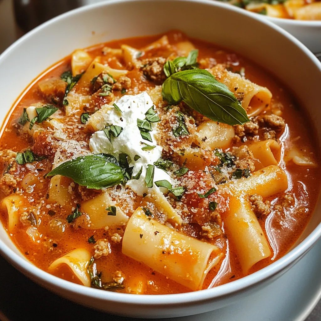 Lasagna Soup