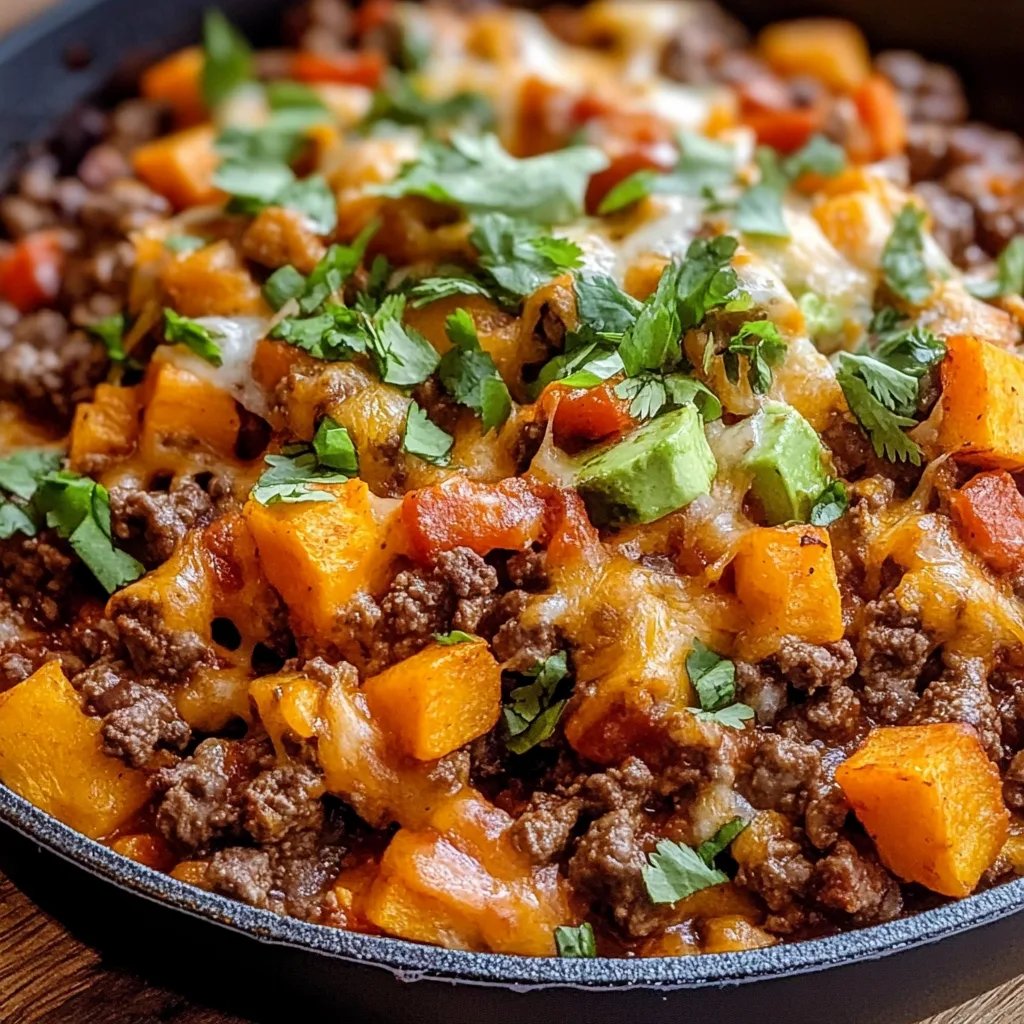 Southwest Ground Beef & Sweet Potato Skillet: An Amazing Ultimate Recipe