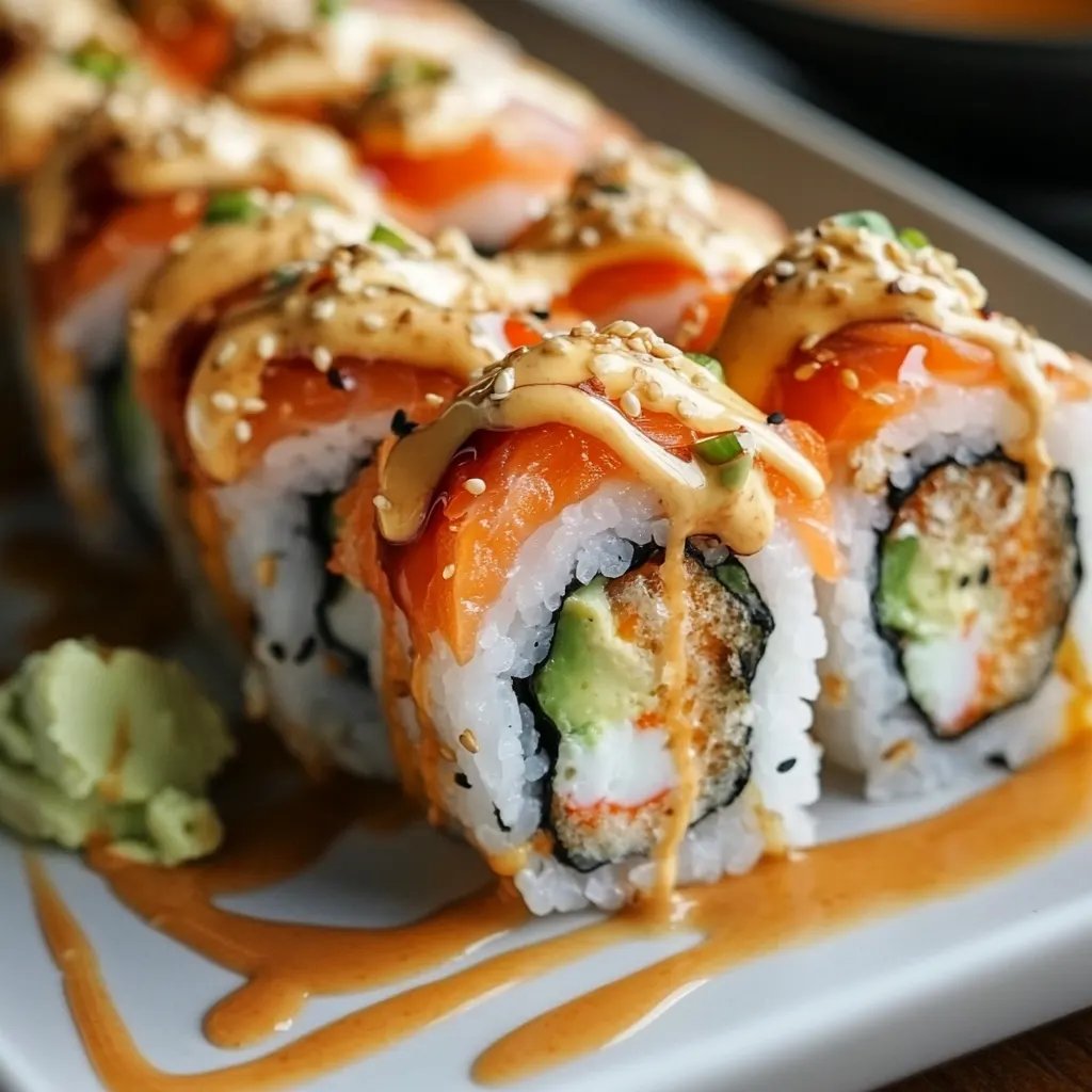 Dynamite Smoked Salmon Roll