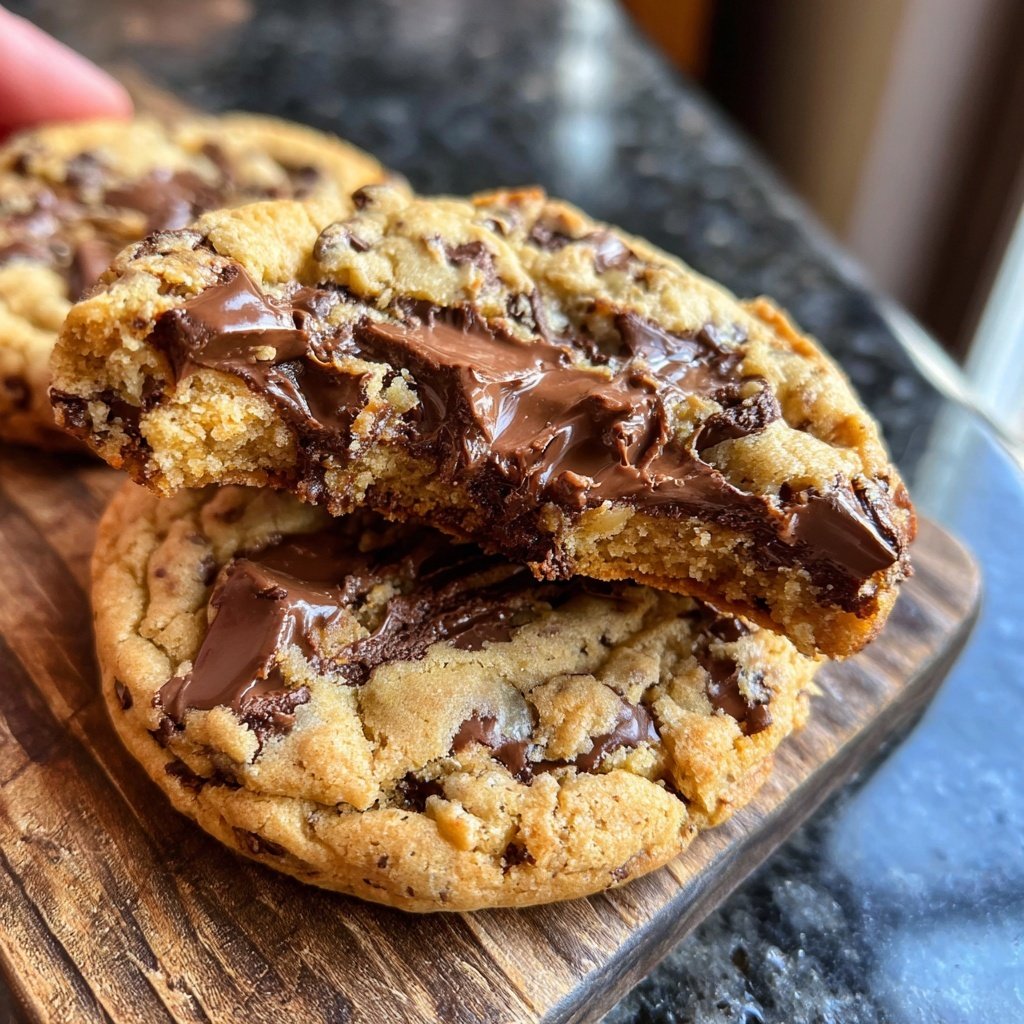 Chewy Chocolate Chip Marble Cookies