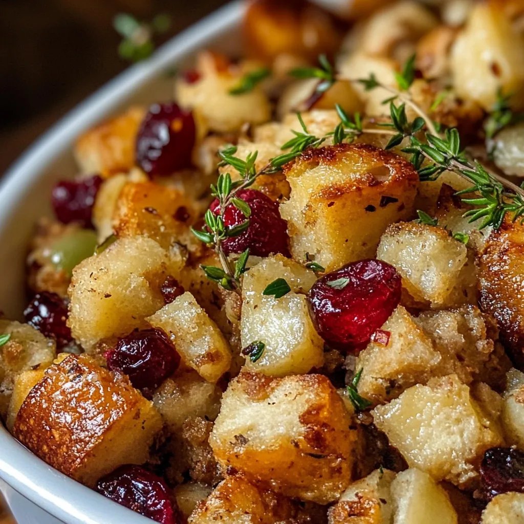 Apple Cranberry Stuffing Recipe