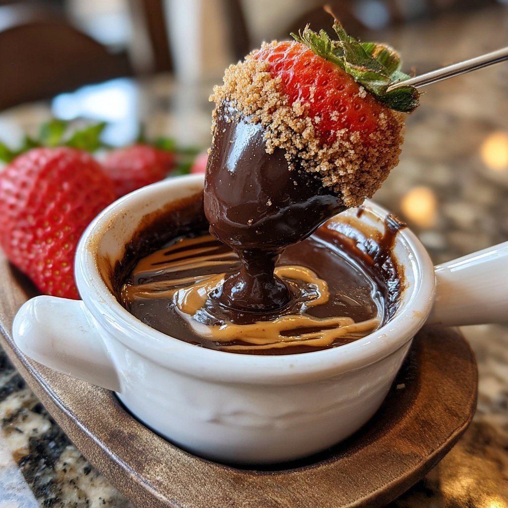 Decadent Peanut Butter Fondue