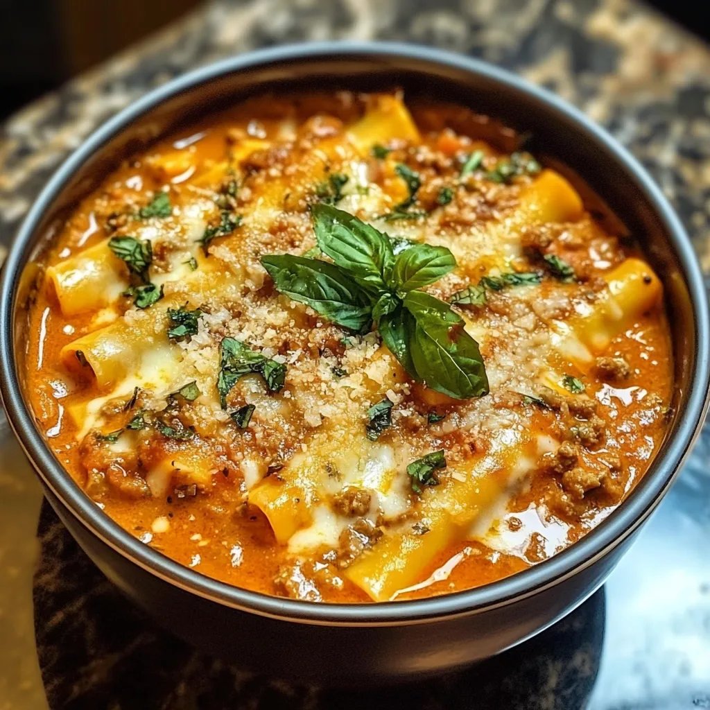 Easy Viral Lasagna Soup (One Pot!)