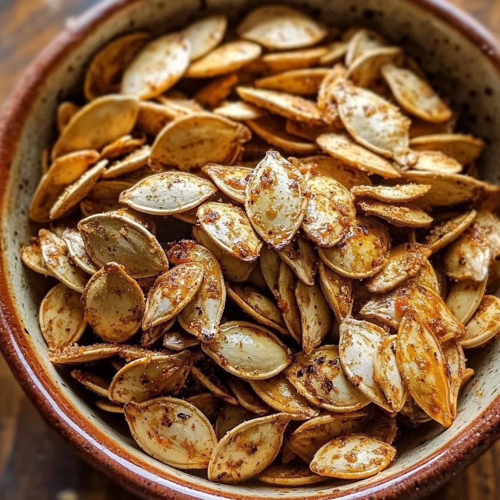 Sweet & Spicy Roasted Pumpkin Seeds