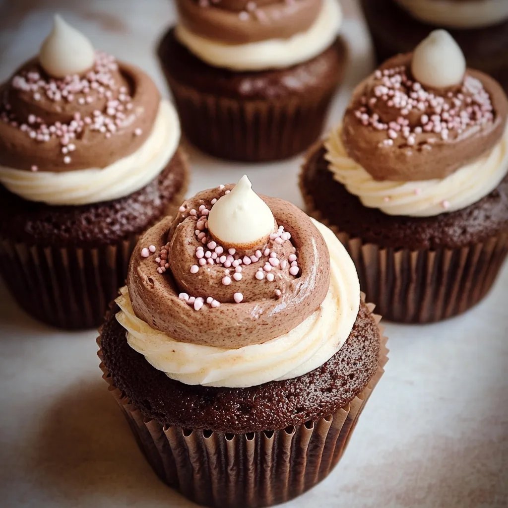 Hot Chocolate Cupcakes