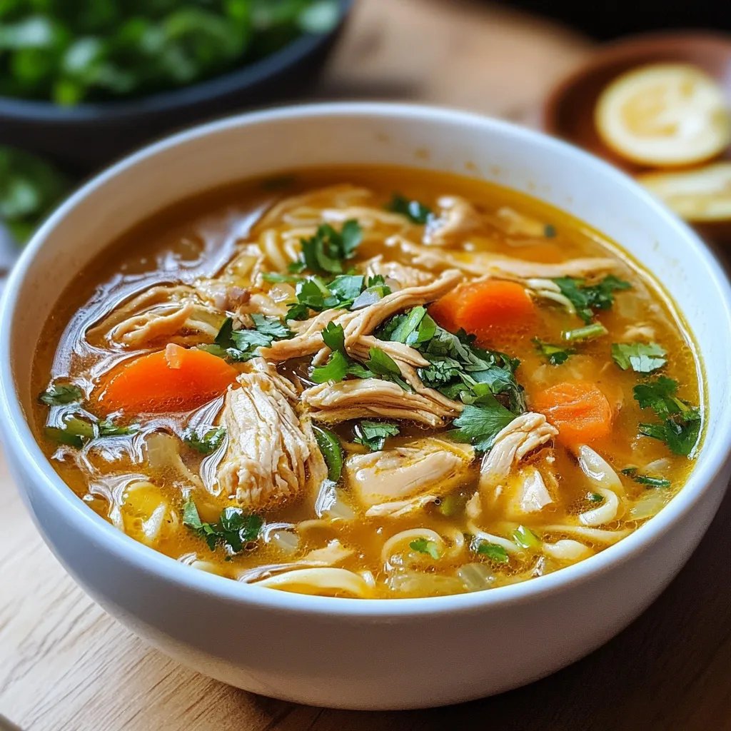 Spicy Chicken Noodle Soup