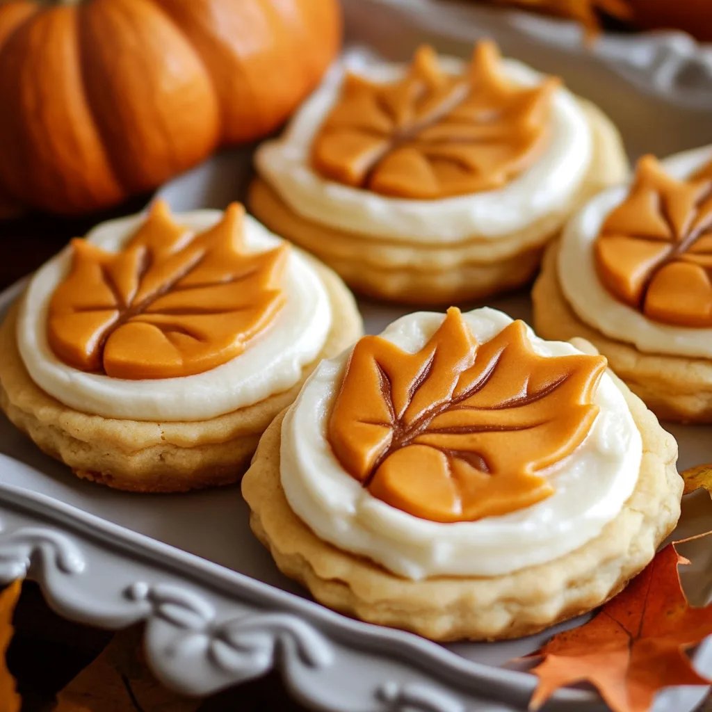 Thanksgiving Cookies With Pumpkin Pie
