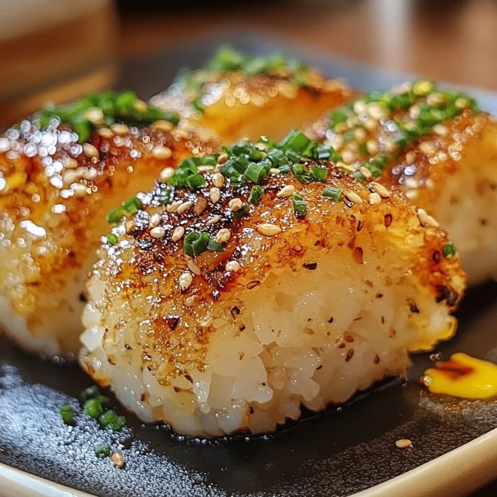 Yaki Onigiri (Grilled Rice Balls)