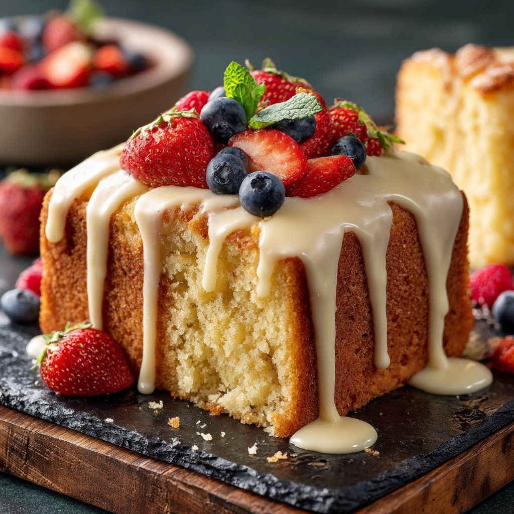 Classic Moist Vanilla Butter Cake
