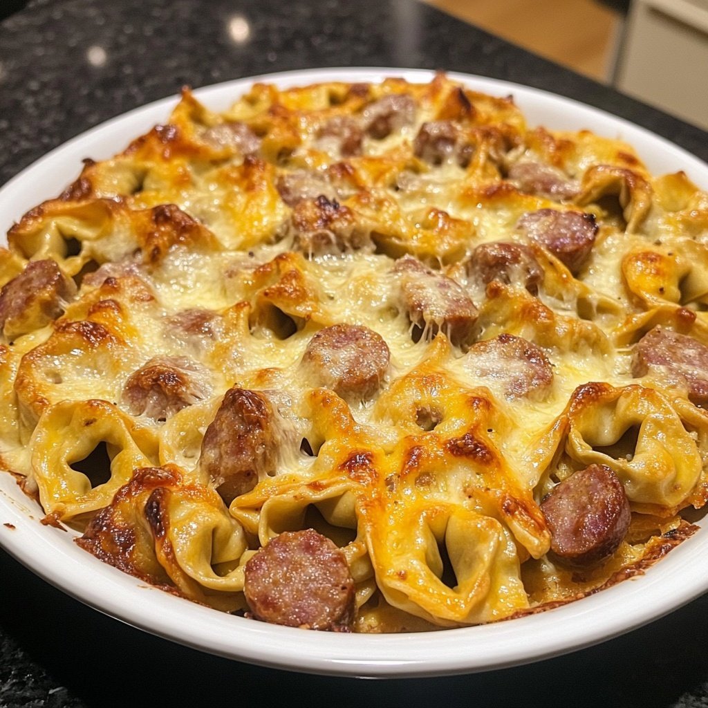 Baked Tortellini with Sausage