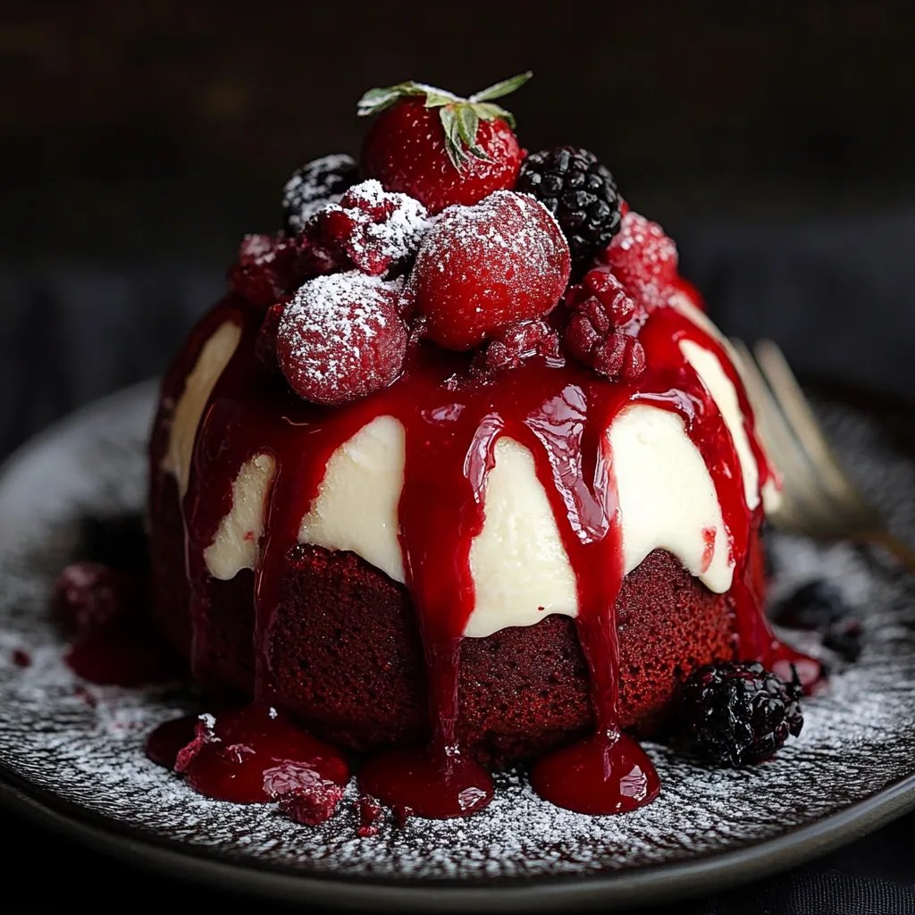 Red Velvet Lava Cake