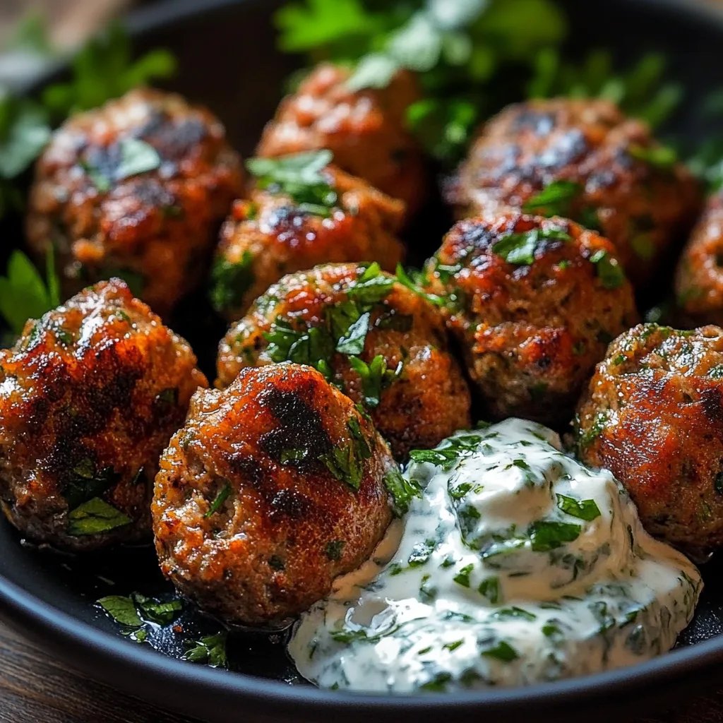 Greek Turkey Meatballs w/ Tzatziki: An Incredible Ultimate Recipe