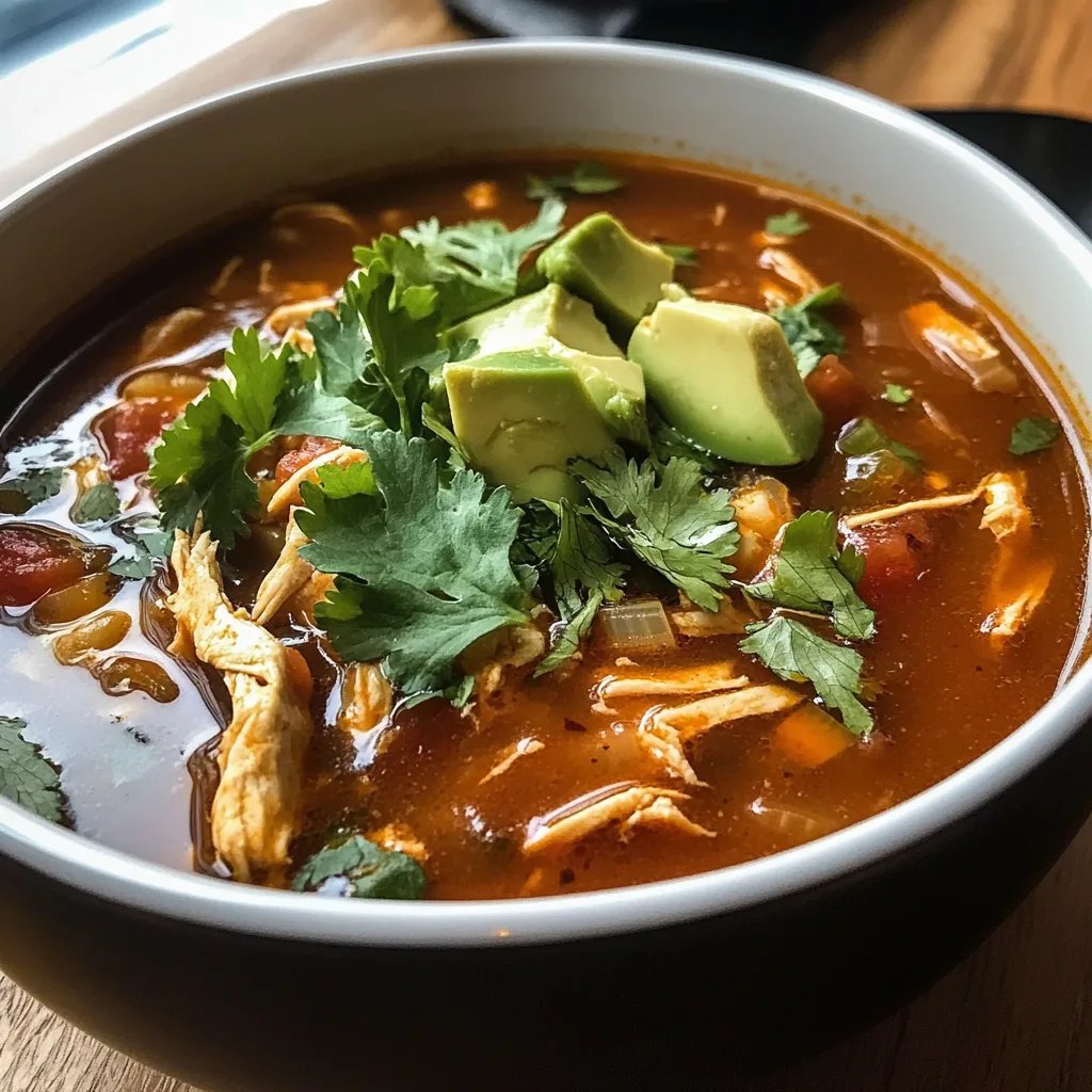 Spicy Chicken Taco Soup