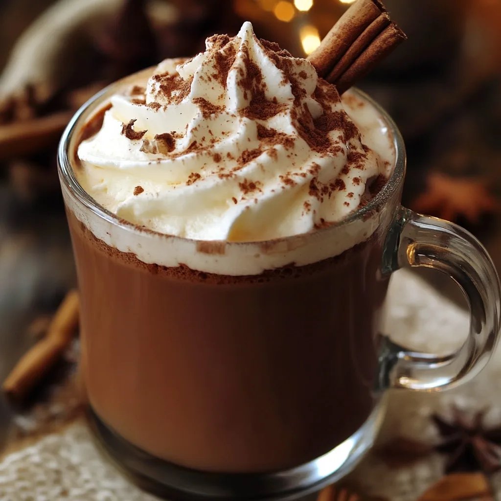 Winter Spiced Hot Chocolate