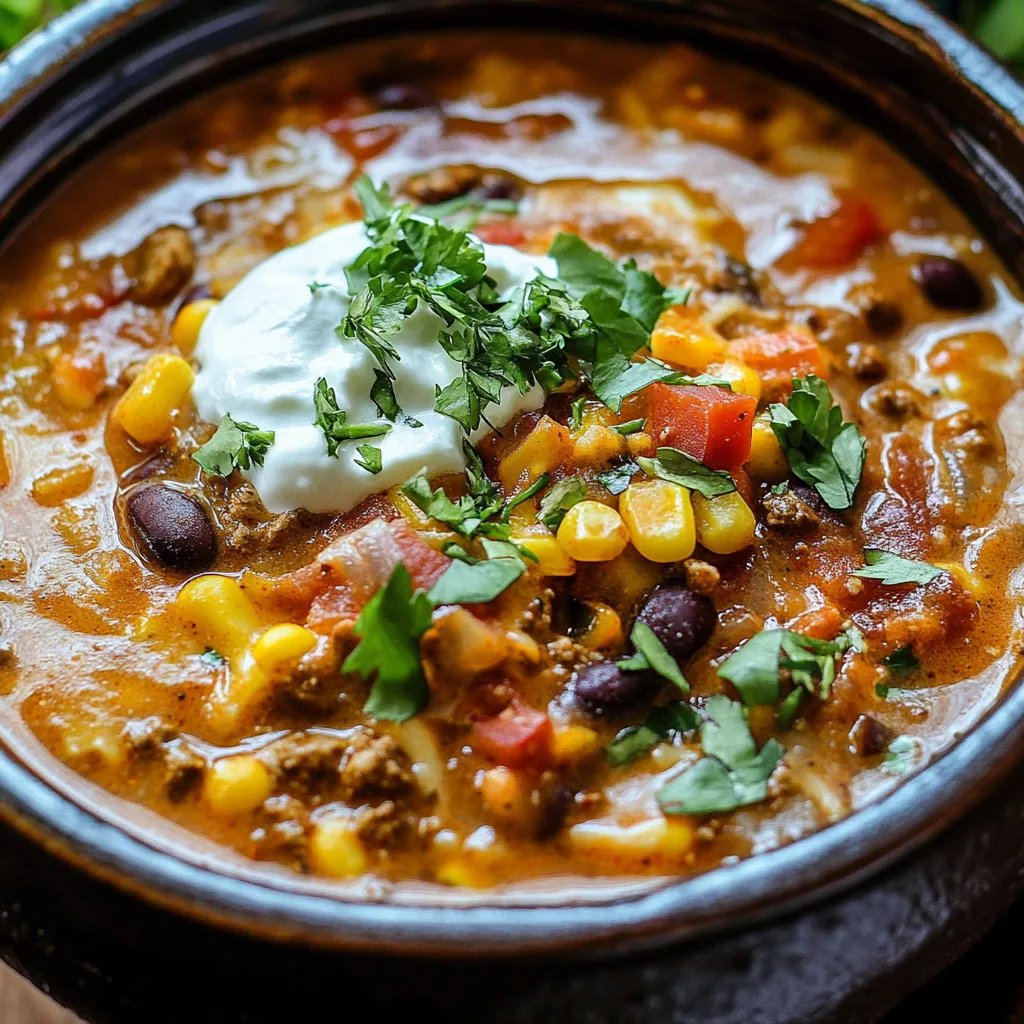 The Best Taco Soup