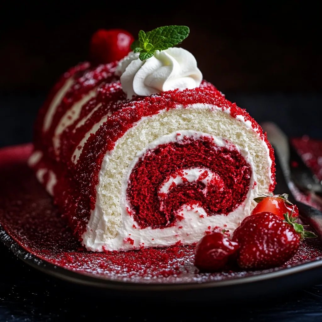 Red Velvet Cake Roll