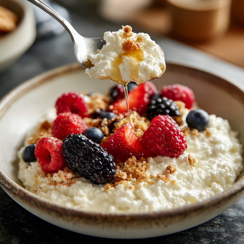 High-Protein Cottage Cheese Breakfast Bowl​