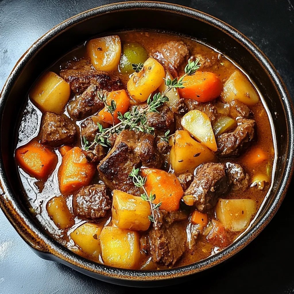 Autumn Harvest Beef Stew