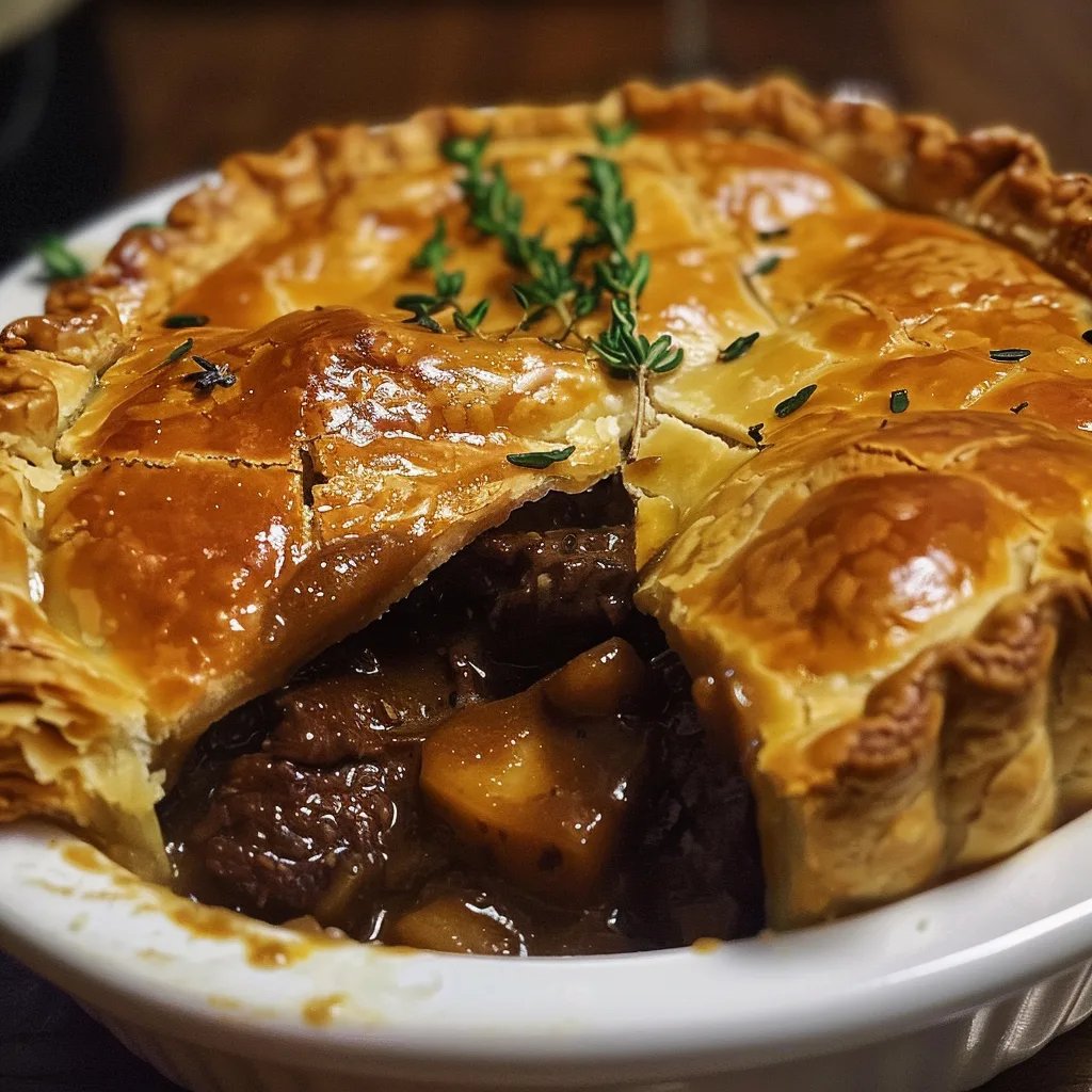Guinness Braised Beef Pot Pie