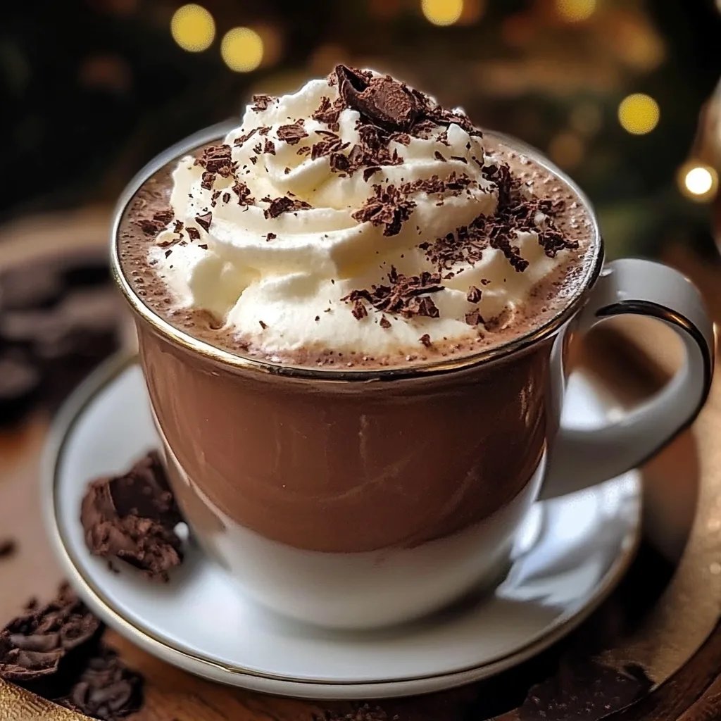 Cozy French Hot Chocolate Bliss
